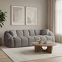 Atelier Del Sofa Octavio - Sofá de 4 Plazas Gris
